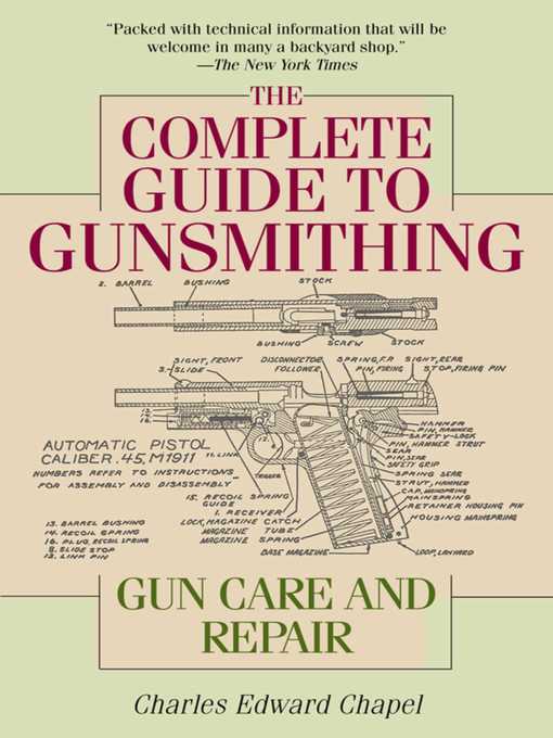 Title details for The Complete Guide to Gunsmithing by Charles Edward Chapel - Available